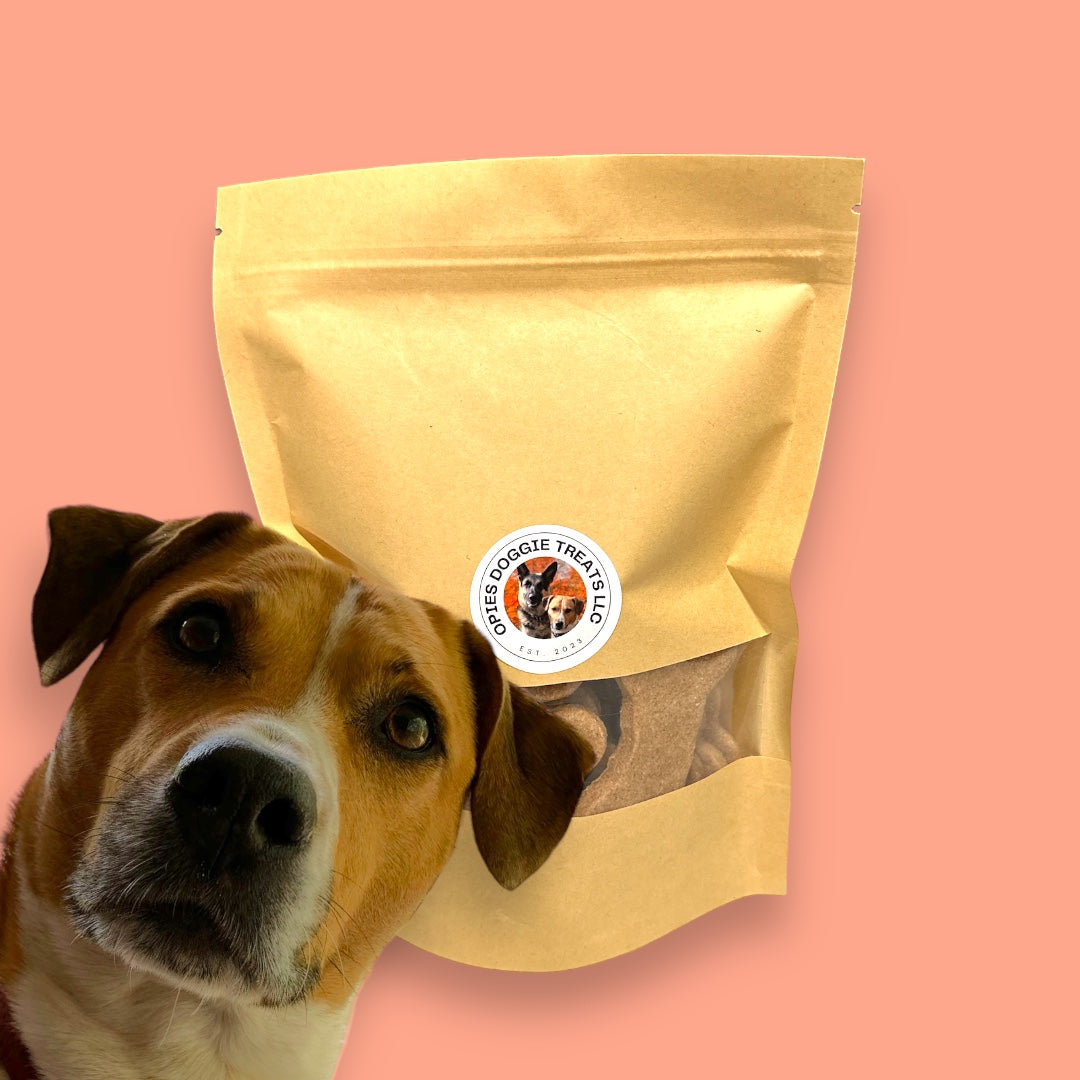 Bag of All Natural Cheddar Cheese Dog Treats